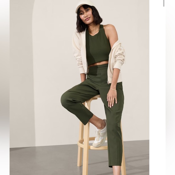 ATHLETA Aspen Olive Endless High Rise Pants Size 6 - Picture 5 of 11